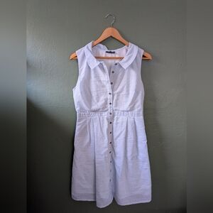 Modcloth Seersucker Pinstripe Button-Down Dress 12
